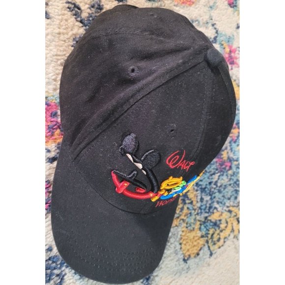 Walt Disney World Baseball Cap 3D Characters Spell Out Black Snapback Hat Adult - Picture 4 of 9